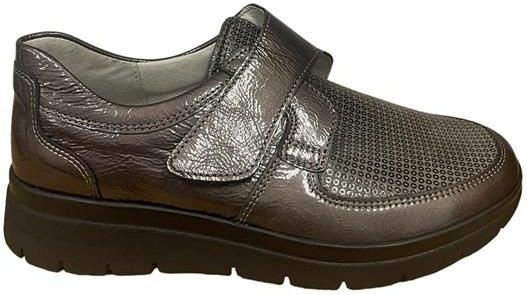 Stuppy - 7009 Klittenbandschoenen - Taupe - Wijdte H