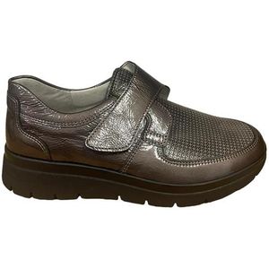 Stuppy - 7009 Klittenbandschoenen - Taupe - Wijdte H