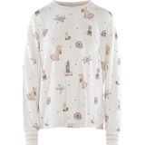 P.J. Salvage - Pyjamaoberteil - Let's Dance - Met Hondenprint - Peachy-Jersey