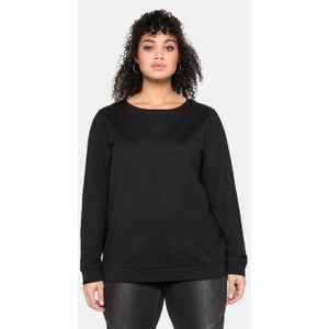Sheego Sweatshirt Große Größen mit seitlichen Reißverschlüssen