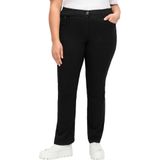 Bootcut-Hose im Curvy-Schnitt SUSANNE, schwarz, Gr.44