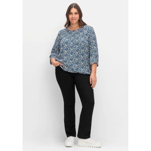 Bootcut-Hose im Curvy-Schnitt SUSANNE, schwarz, Gr.40