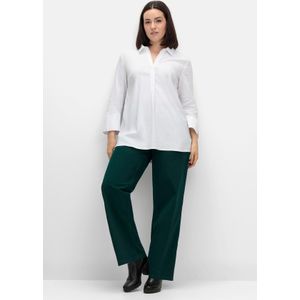 SHEEGO - Ella - Broek - Donkergroen - Loosefit - Mid Waist