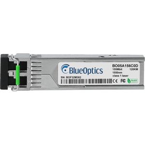 BlueOptics Korenix SFP100SM100D-w Compatibel SFP BO05A156C0D, Zendontvangers, Zilver
