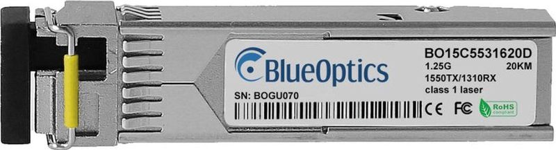 BlueOptics - BO15C5531620D - SFP-Transceiver - 1550 nm/1310 nm - Tot 20 km