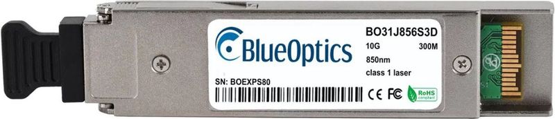 BlueOptics - BO31J856S3D - Transceiver - Zilver - 10 Gbit/s, 300 m, Duplex LC, 0°C tot +70°C