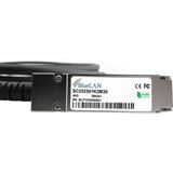 BlueLAN - 40GB-C0.5-QSFP Kabel - Zwart - Koper - 0,5 Meter