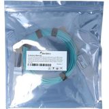 BlueOptics - AOC QSFP BO252503K2M - Actief Optisch Kabel - Zwart - 2 Meter - Compatibel met Allied Telesis QSFP-H40G-AOC2M-AT