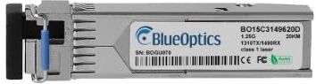 CBO - Juniper SRX-SFP-1GE-LH Compatibel - SFP - Blauw - Materiaal: Divers