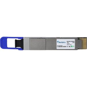 BlueOptics QSFP-DD Transceiver 400GBASE-DR4 550 meter, Zendontvangers, Zilver