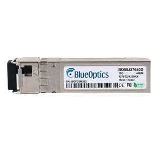 CBO MRV SFP-10GD-BX27-40 compatibel BlueOptics SFP+ BO55J27640D, Zendontvangers, Zilver