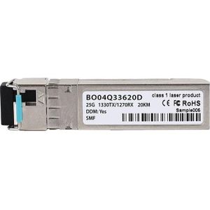 BlueOptics Cumulus SFP28-25G-BX-D-20KM Compatibel SFP28 BO04Q33620D, Zendontvangers