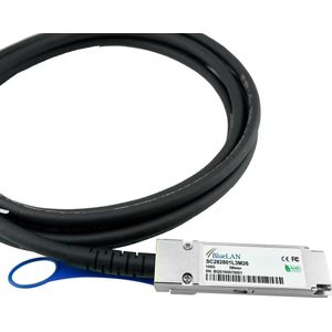 CBO Sophos QSFP28-DAC-1M compatibele BlueLAN DAC QSFP28 SC282801L1M30, Zendontvangers, Zwart