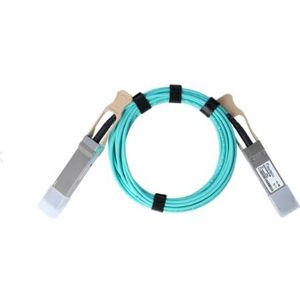 BlueOptics Compatibel Palo Alto Networks QSFP-100G-AOC-25M QSFP28 Actieve optische kabel (AOC), 100GBASE-SR4, Ethernet, Infiniband, 25 meter (Q28-AOC-25M-PA-BO) merk