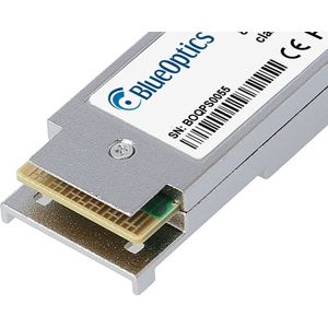 BlueOptics LANCOM 60174 compatibele QSFP transceiver voor singlemode 40 Gigabit snelle datatransmissie in, Zendontvangers, Zilver