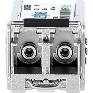 BlueOptics Compatibel Aruba JL780A BO05C856S5D SFP Transceiver, LC-Duplex, 1000BASE-SX, Multimode Fiber, 850n, Zendontvangers, Zilver