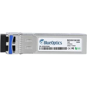 BlueOptics Compatibel Dell 407-BCJT  BO35I13610D SFP+ Transceiver, LC-Duplex, 16GBASE-LW, Fibre Channel, Sing, Zendontvangers, Zilver