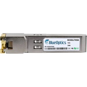 BlueOptics Ubiquiti UACC-CM-RJ45-10G Compatibel SFP+ BO08J78S6, Zendontvangers, Grijs
