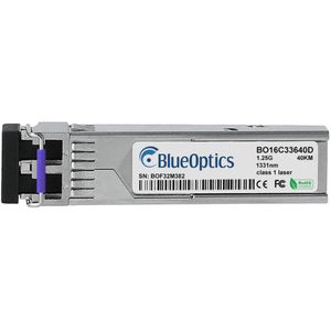 BlueOptics SFP Transceiver 1270nm-1610nm 1000BASE-CWDM 40KM industrial, Zendontvangers, Zilver