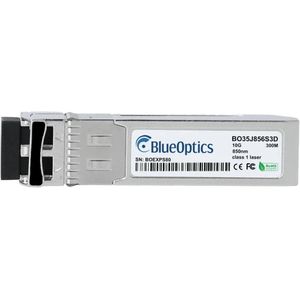 BlueOptics SFP+ Transceiver 850nm 10GBASE-SR 300 Meter industrial, Zendontvangers, Zilver