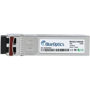 BlueOptics Fortinet FN-TRAN-SFP+LRM kompatibler SFP+ BO35J136S4D, Zendontvangers, Zilver