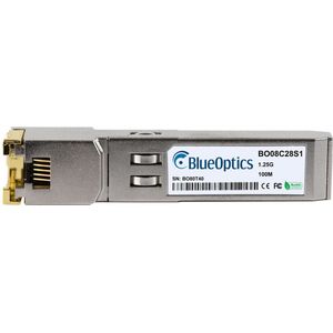 CBO F5 Networks F5-UPG-SFPC-R Compatibel BlueOptics SFP BO08C28S1, Zendontvangers, Zilver