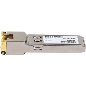 CBO Ubiquiti Networks UF-RJ45-10G Compatibel BlueOptics SFP+ BO08J78S6, Zendontvangers, Zilver