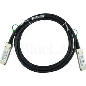 BlueOptics DEM-CB100QXS compatibele BlueLAN DAC QSFP SC252501K1M30, Zendontvangers, Zwart