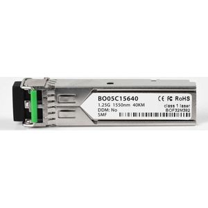 BlueOptics - SFP-GIG-LH40 - Compatibele 1000BASE-EX SFP - LC Duplex - Singlemode