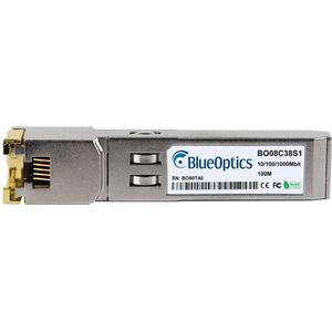 CBO Juniper SFP-1GE-FE-E-T Compatibel BlueOptics SFP BO08C38S1, Zendontvangers, Zilver