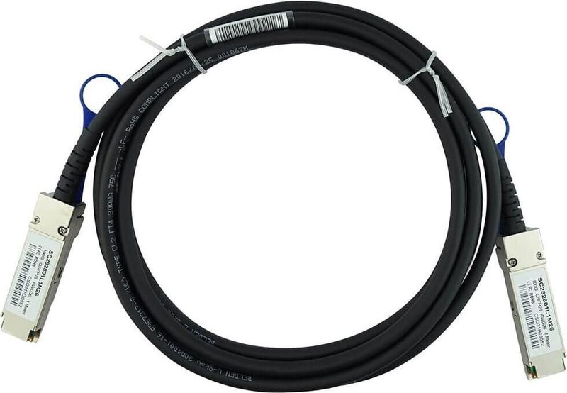 BlueLAN - 100GBase-CR4 Kabel - 3 Meter - QSFP28 naar QSFP28 - Passief