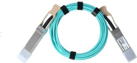 BlueOptics - QSFP28 Actieve Optische Kabel - 5 Meter - 100 Gigabit