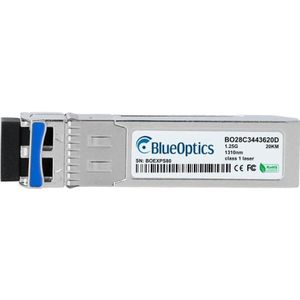 CBO BO28C3443620D cSFP Bidi Transceiver 1000BASE-2BX-U 20KM, Zendontvangers, Zilver