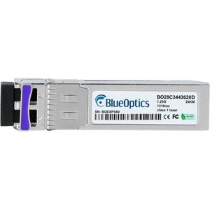 CBO BO28C4334620D cSFP Bidi Transceiver 1000BASE-2BX-D 20KM, Zendontvangers, Zilver
