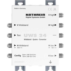 Kathrein - KAT UWS 24 - Breedbandconverter - Grijs - Satelliet Accessoires