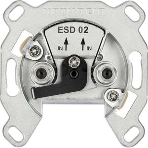 Kathrein ESD 02 Antennedoos FM, Satelliet, TV, UHF, VHF Enkele aansluitdoos