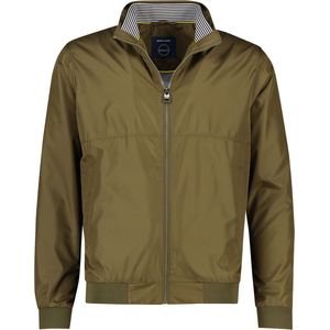 Pierre Cardin - Zomerjas - Khaki - Katoen - Opstaande Kraag