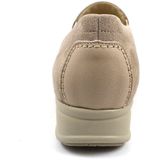 Semler - R1635 - Instappers - Wit/beige - Leer/Suède - Wijdte H