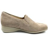 Semler - R1635 - Instappers - Wit/beige - Leer/Suède - Wijdte H