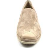 Semler - R1635 - Instappers - Wit/beige - Leer/Suède - Wijdte H