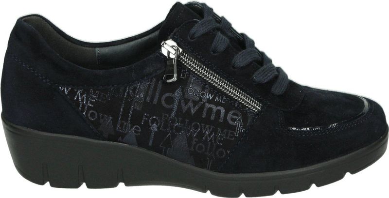 Semler - J7085 - Dames Veterschoenen - Blauw