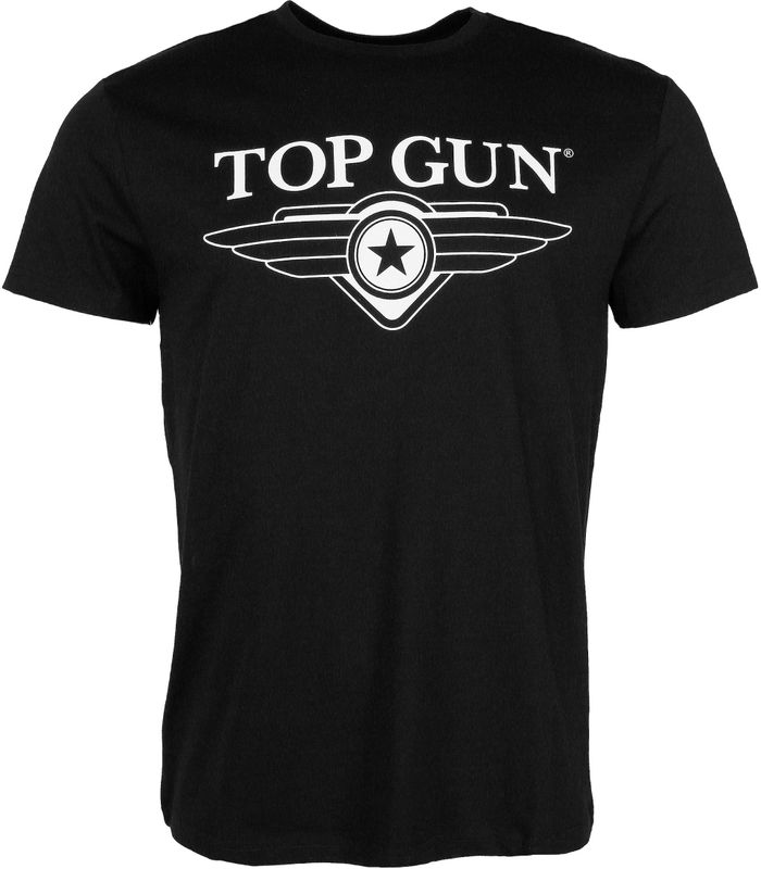 TOP GUN - Shirt - Zwart/Wit - T-shirt