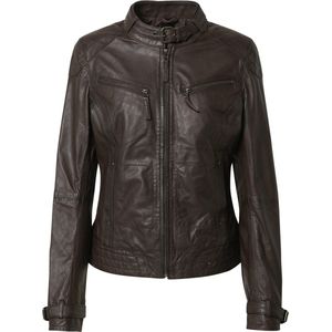 Maze - RYANA - Tussenjas - Donkerbruin - Bikerjack - Licht Gevoerd