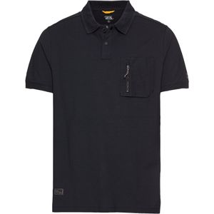 camel active - Korte Mouw Poloshirt - Donkerblauw - Verkoelend Effect