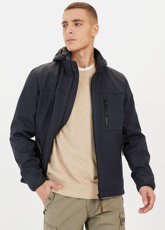 Camel Active - Softshell Jas - Groen - Polyester - Ademend en Waterbestendig