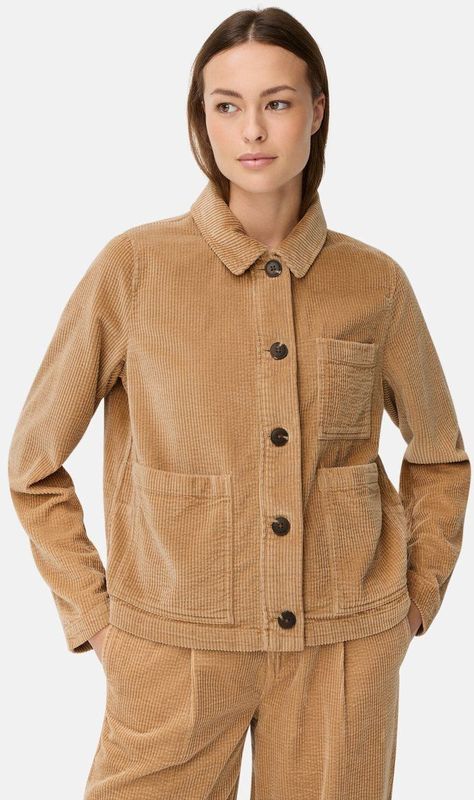 camel active - Indoor Blazer - Karamel - Met Zakken