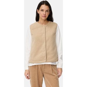 camel active - Fleece Vest - Kasjmier - Met Knoopsluiting