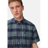 Camel Active - Overhemd - Korte Mouwen - Blauw - 100% Katoen