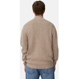 camel active Gebreide Troyer met gemêleerde structuur - Maat menswear-M - Haver