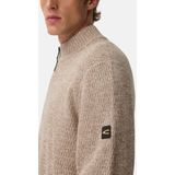 camel active Gebreide Troyer met gemêleerde structuur - Maat menswear-M - Haver